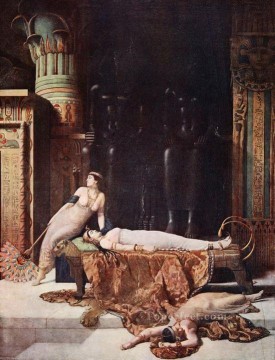 John Collier Painting - the death of cleopatra 1910 John Collier Pre Raphaelite Orientalist